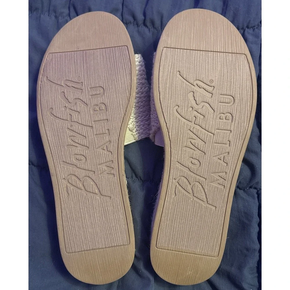 NEW Blowfish Malibu Marshlo-B Rope Espadrille Flatform Slide Sandals Size 10